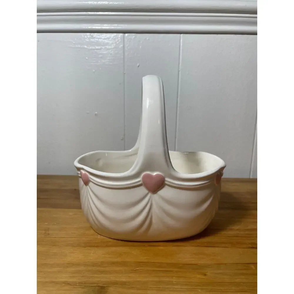 Vintage FTDA 1985 Ceramic Basket
